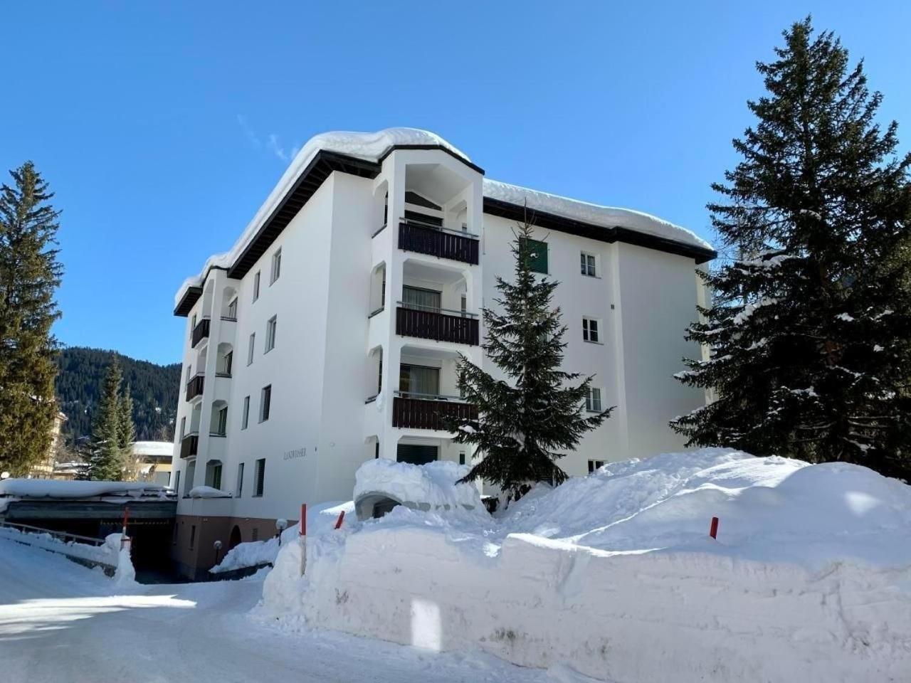 Ferienwohnung Gian, Zentral Mit Garagenstellplatz Davos Exterior photo